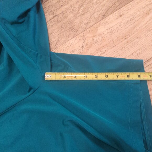 Nike Mens Medium Green Athletic Shorts Swoosh Logo Dri-Fit Gym Running - Picture 4 of 7